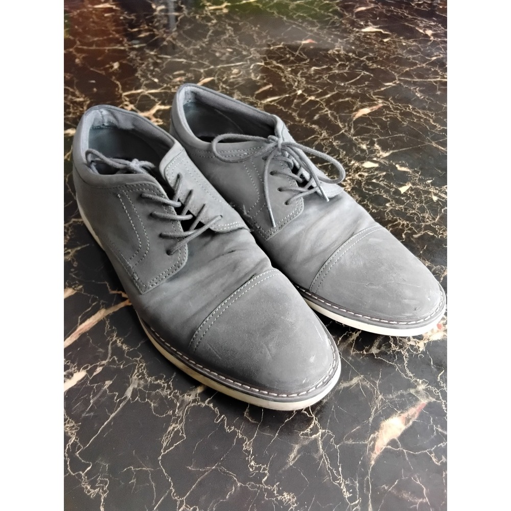 Alfani Theo Mens Grey Cap Toe Oxford Shoes Memory Foam Size 13M 100177272MN